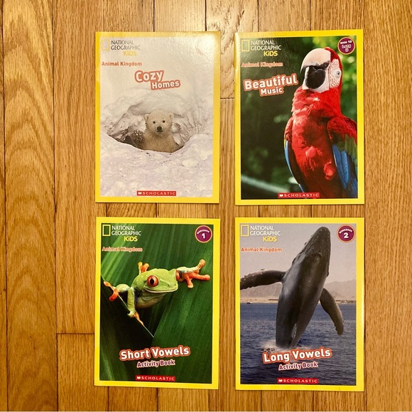 🎉HP🎉 Scholastic National Geographic Kids 12 Book Phonics Animals Box Set - Picture 6 of 11
